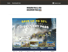 Tablet Screenshot of niagarausadiscoverypass.com